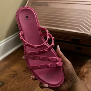 Pink sandals